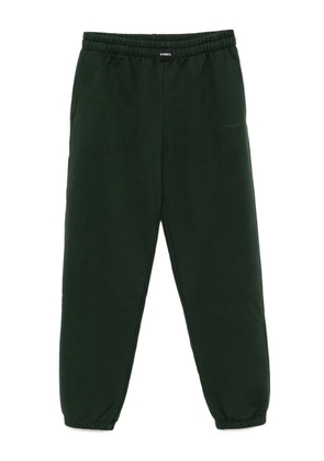 VETEMENTS embroidered-logo trousers - Green