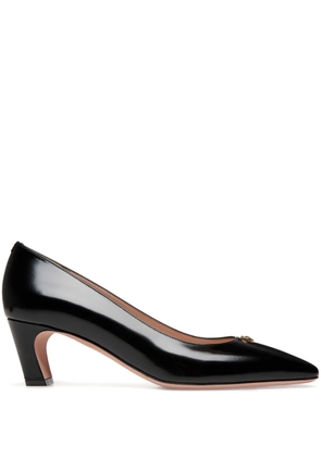 Bally 50mm logo-plaque pumps - Black