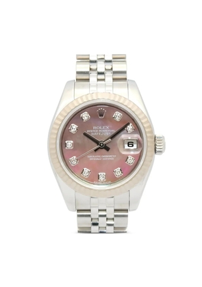 Rolex 2010s Jubilee Datejust 10P diamond 2.6mm watch - Pink