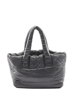 CHANEL Pre-Owned 2009-2010 Coco Coon leather tote bag - Black