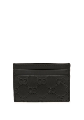 Gucci Pre-Owned 2016-2025 Guccissima card holder - Black