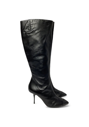 Giuseppe Zanotti Vintage leather knee-high boots - Black