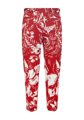 DSQUARED2 Dancing Flowers cotton trousers