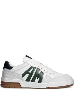 Aeronautica Militare logo-appliqué sneakers - White