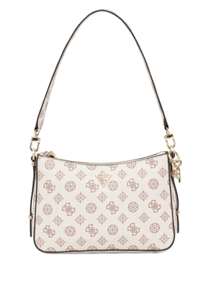 GUESS USA Daryna monogram-pattern shoulder bag - Neutrals