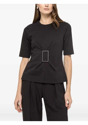 NISSA embellished top - Black