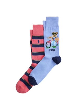 Polo Ralph Lauren striped socks (pack of two) - Blue