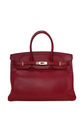 Hermès Pre-Owned 2013 Tadelakt Ghillies Birkin Retourne 35 handbag - Red