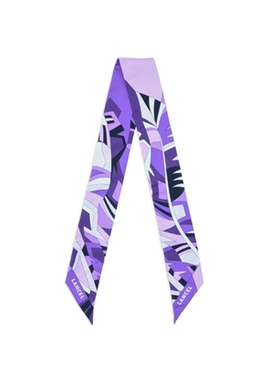 Lancel graphic-print headband - Purple