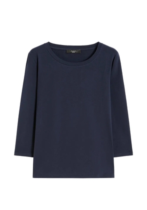 Max Mara three-quarter sleeve T-shirt - Blue