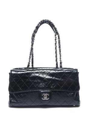CHANEL Pre-Owned 2005 diamond-quilted shoulder bag - Black