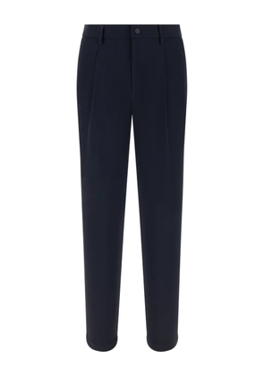 Boggi Milano zip stretch tailored trousers - Blue