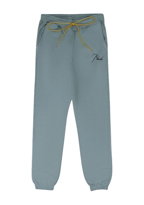 RHUDE drawstring-fastening track pants - Green