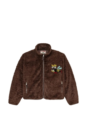 Vale Lenny fleece zip-up sweatshirt - Brown