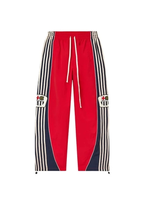 Vale Lisbon Swish stripe track pants - Red