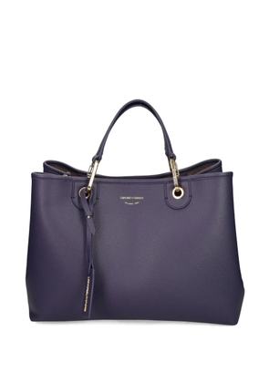 Emporio Armani double-handle tote bag - Blue
