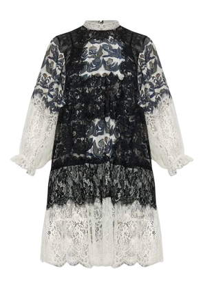 MUNTHE Lisso floral-lace dress - Neutrals