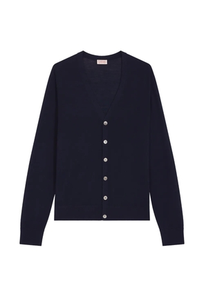FURSAC wool V-neck cardigan - Blue