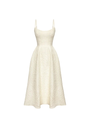 POST MERIDIEM strapless midi dress - Neutrals