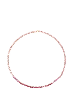 Swarovski Matrix tennis round-cut necklace - Gold