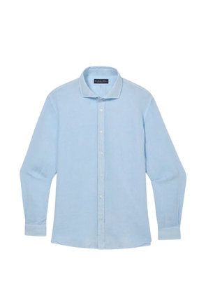 Brooks Brothers spread collar linen shirt - Blue