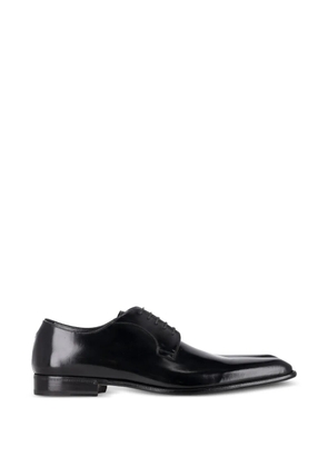 Dolce & Gabbana Pre-Owned lace-up almond-toe derby shoes - Black