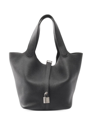 Hermès Pre-Owned 2022 Clemence Picotin Lock MM handbag - Black