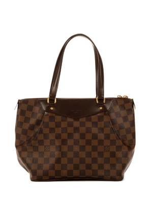 Louis Vuitton Pre-Owned 2000s Damier Azur top-handle bag - Brown