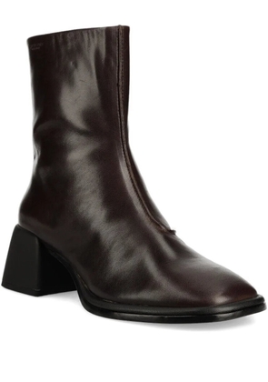 VAGABOND 59mm Ansie zipped block-heel boots - Brown