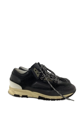 Lanvin Pre-Owned leather sneakers - Black