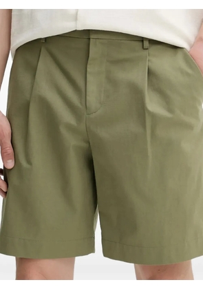 A.P.C. chino pleated cotton shorts - Green