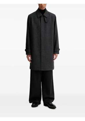 HUGO houndstooth buttoned coat - Grey