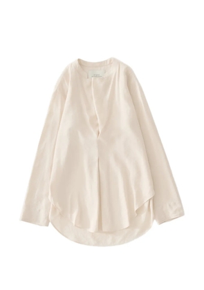 Studio Nicholson Pampa pleated top - Neutrals