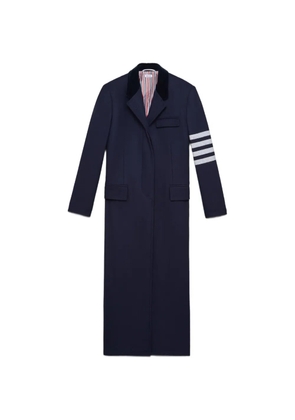 Thom Browne Melton coat - Blue