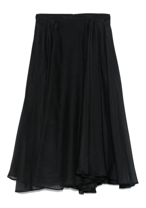 Rochas A-line midi skirt - Black