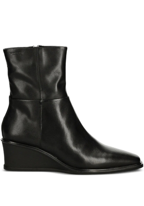 VAGABOND Aino zip-detail wedge ankle boots - Black