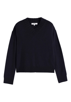 Chinti & Parker ribbed V-neck sweater - Blue