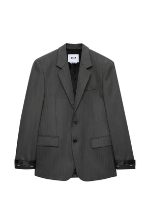 MSGM single-breasted blazer - Grey