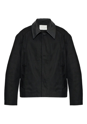 Studio Nicholson Dover long-sleeve overshirt - Black