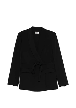 P.A.R.O.S.H. tie-detail blazer - Black