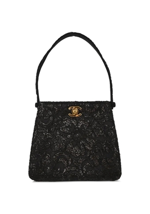 CHANEL Pre-Owned 1998 logo-detail shoulder bag - Black