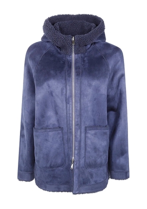 Betta Corradi hooded zip jacket - Blue