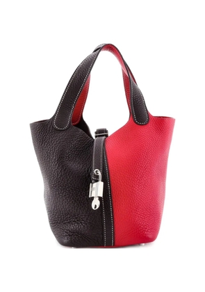 Hermès Pre-Owned Picotin Lock Bag Bicolor Clemence PM bucket bag - Pink