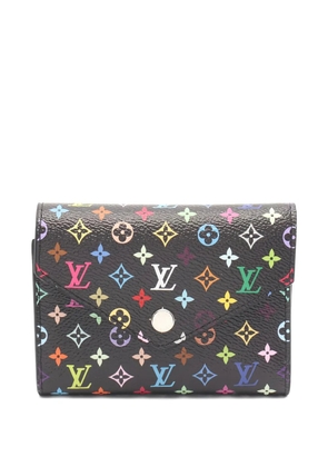 Louis Vuitton Pre-Owned x Murakami 2021 Portefeuille Victorine Monogram trifold wallet - Black