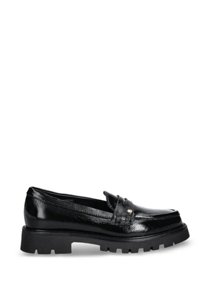 Baldinini lug-sole platform penny loafers - Black