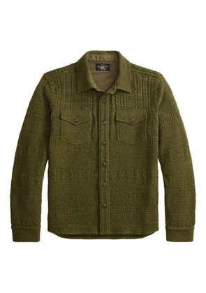 Ralph Lauren RRL buttoned cable-knit sweater - Green