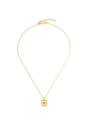 Missoma square-pendant necklace - Gold