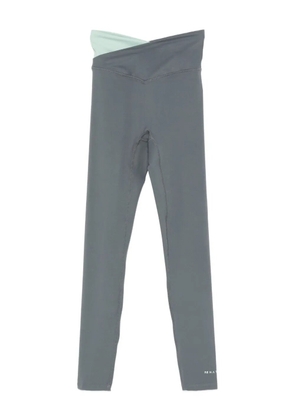 P.E Nation crossover-waistband leggings - Grey