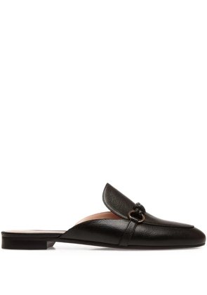 Bally braided-detail leather slippers - Black