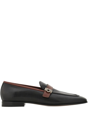 Ferragamo Gancini Hug-buckle loafers - Brown